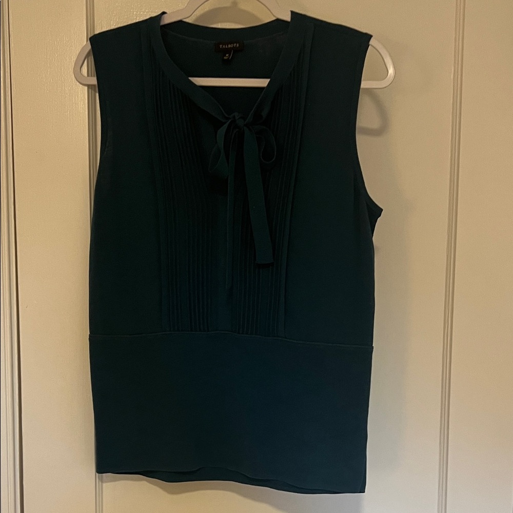 Talbots Dark Teal Sleeveless sweater